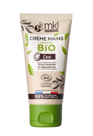 MKL Crème Mains Certifiée Bio Coco 50ml